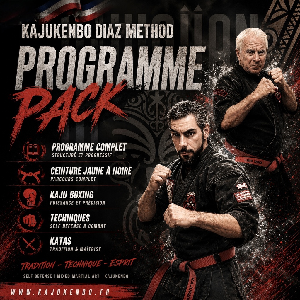 Pack programme Ceintures - Jaune à Noire